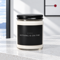 NOTHING IS ON FIRE™ Clean Cotton Soy Candle (9 oz) | Antiwhelm™