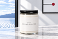 NOTHING IS ON FIRE™ Clean Cotton Soy Candle (9 oz) | Antiwhelm™