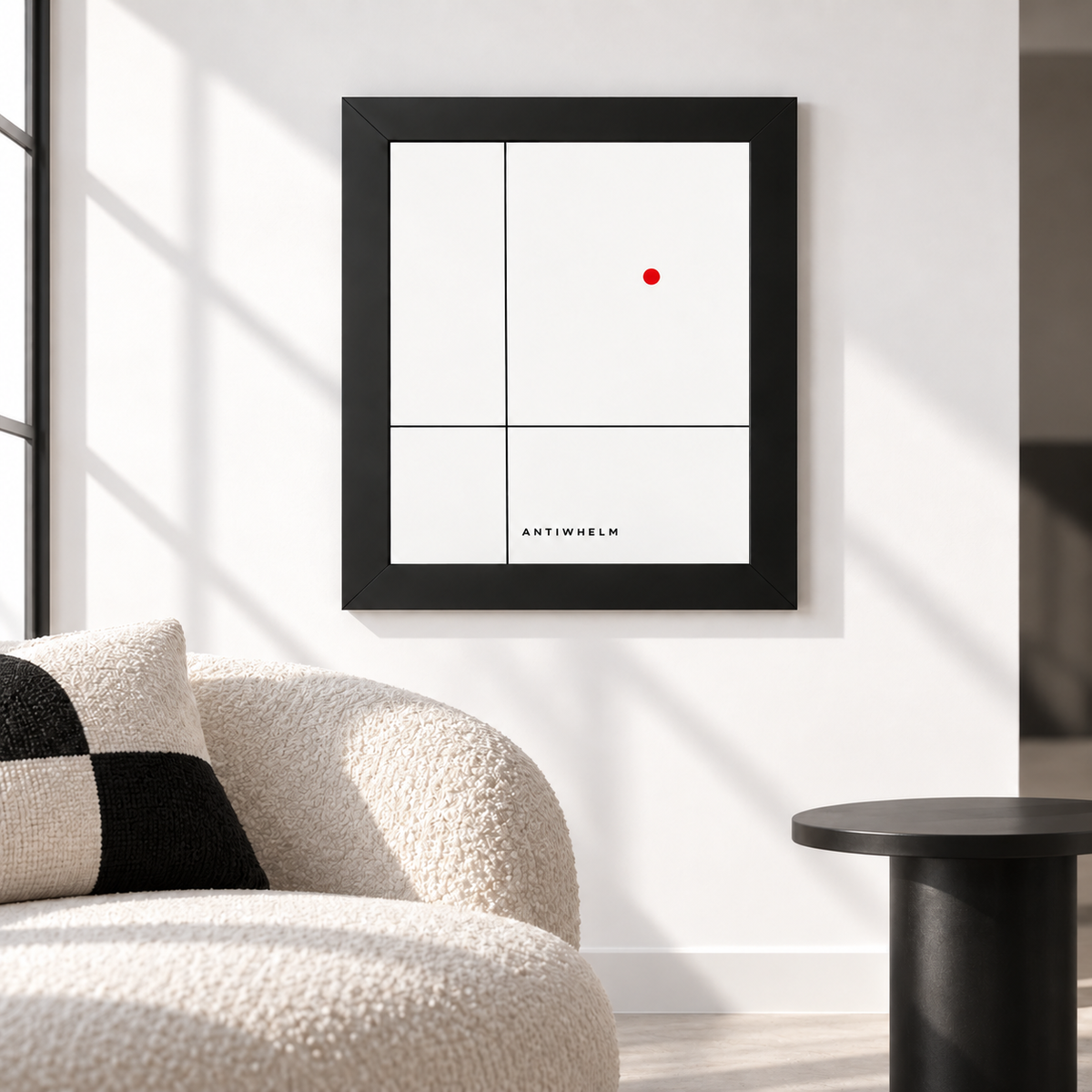 ANTIWHELM™ Grid Framed Poster