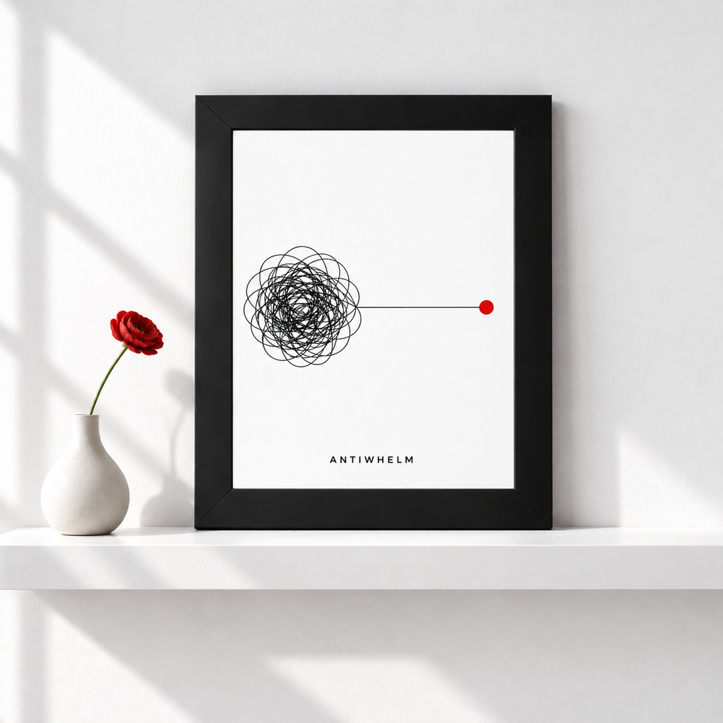 ANTIWHELM™ Untangle Framed Poster