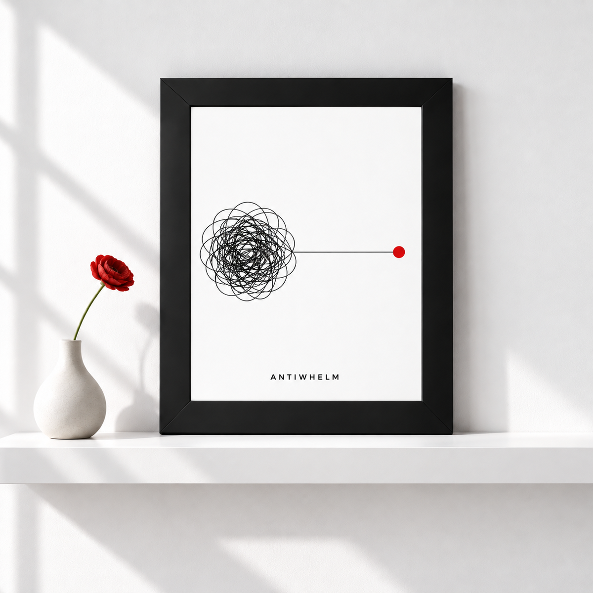 ANTIWHELM™ Untangle Framed Poster