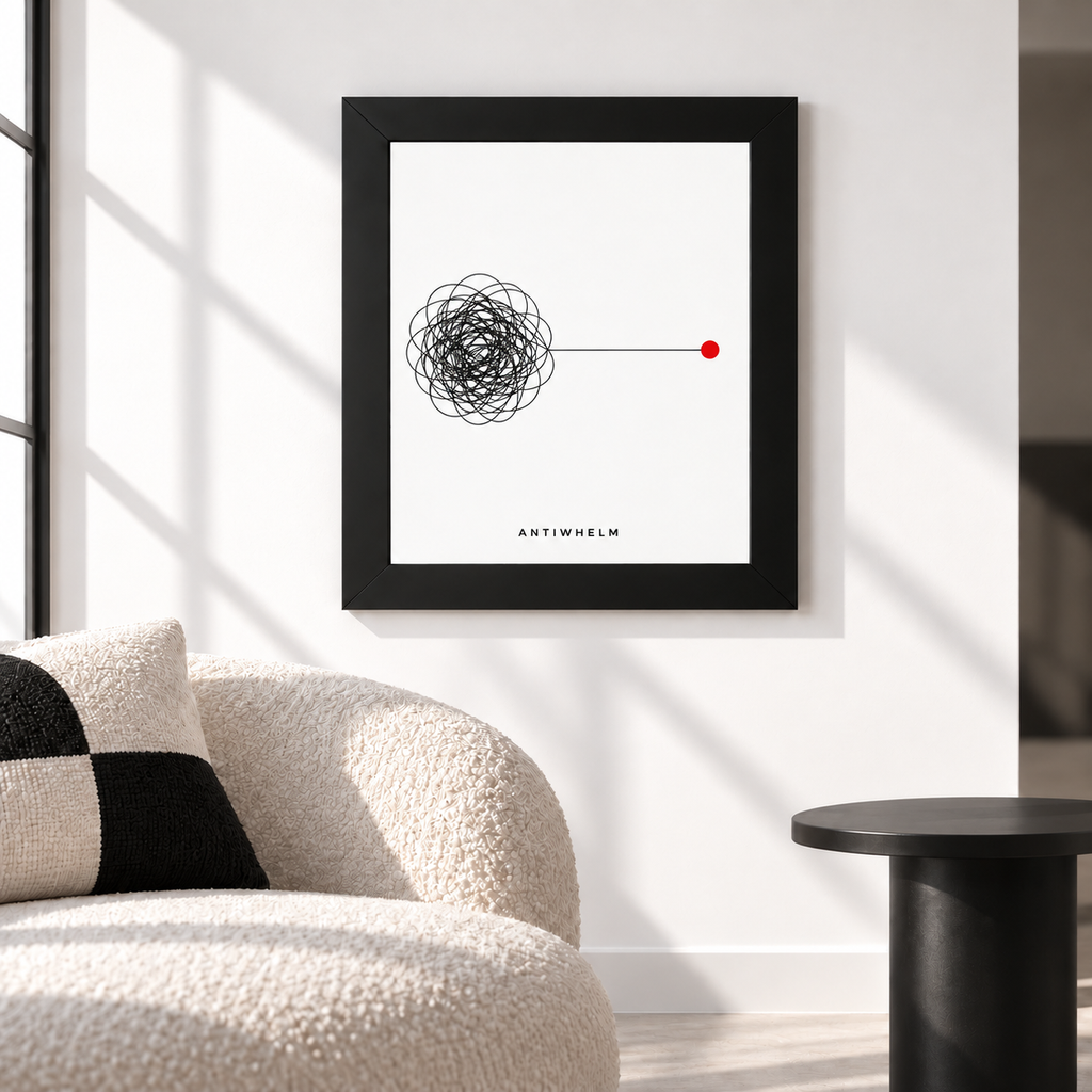 ANTIWHELM™ Untangle Framed Poster