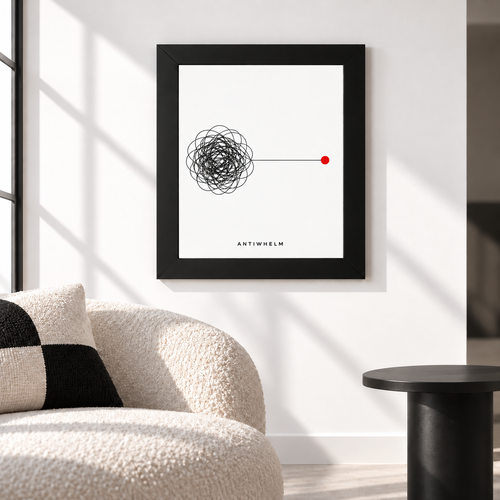 ANTIWHELM™ Untangle Framed Poster