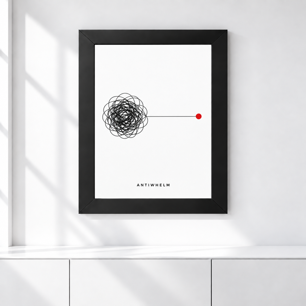 ANTIWHELM™ Untangle Framed Poster