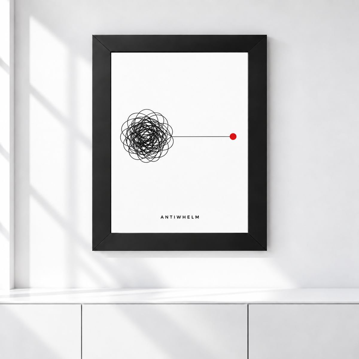 ANTIWHELM™ Untangle Framed Poster