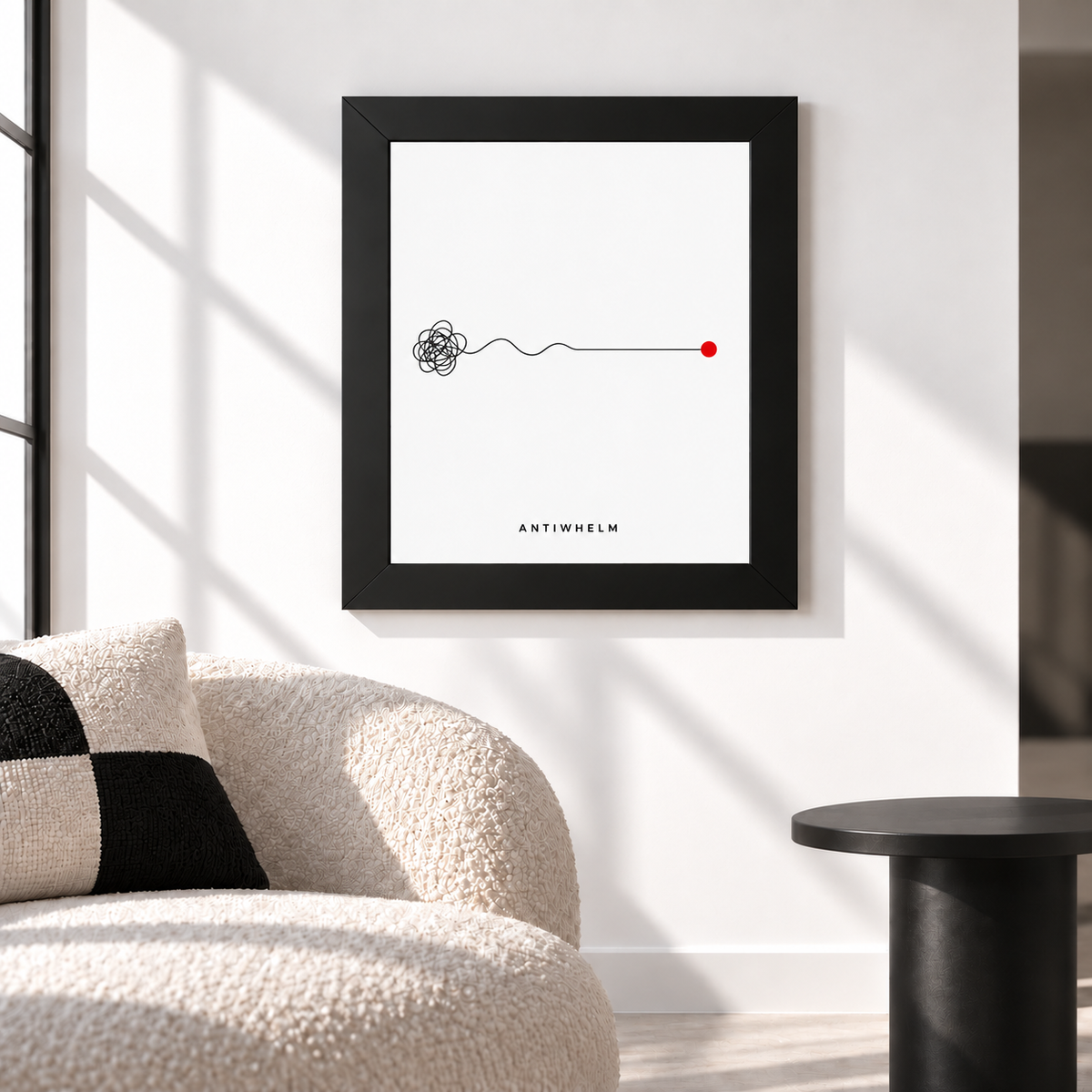 ANTIWHELM™ Settle Framed Poster