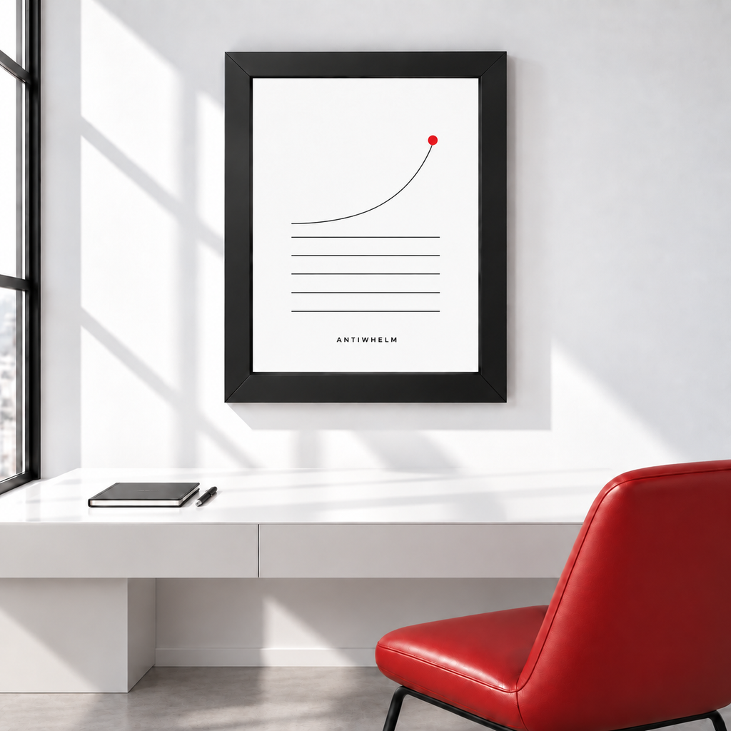 ANTIWHELM™ Your Own Way Framed Poster