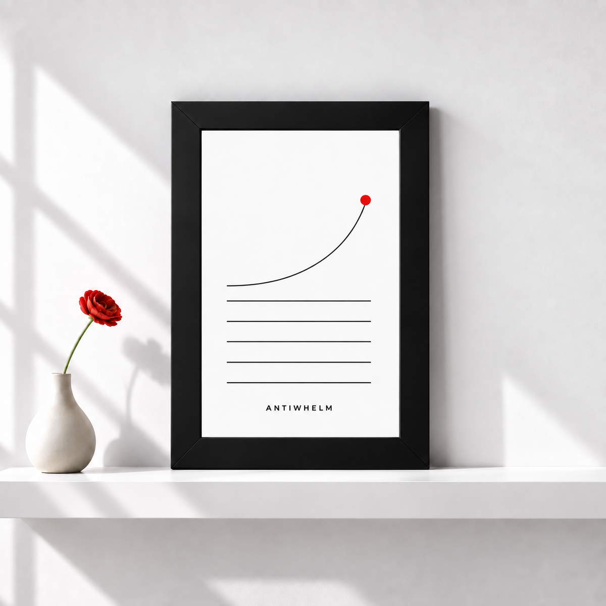 ANTIWHELM™ Your Own Way Framed Poster